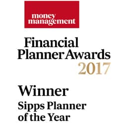 Money Management Financial Planner Awards 2017 - WINNER Sipps Planner of the Year