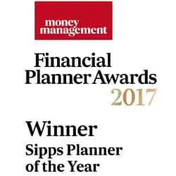 Money Management Financial Planner Awards 2017 - WINNER Sipps Planner of the Year