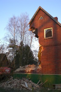 House falling down