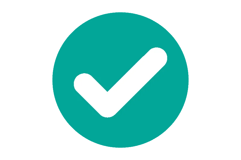 check mark check mark