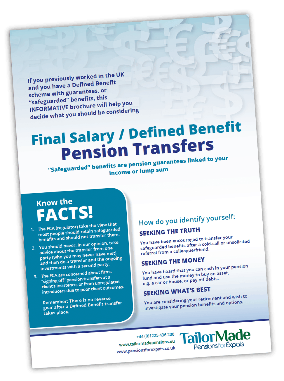 Defined Benefit Transfers Information For Spain Brochure