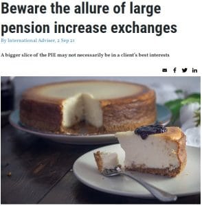 Pension Increase Exchange